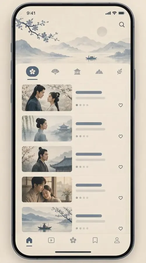 漫剧免费看 APP 客户端界面预览